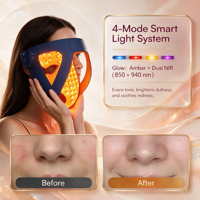 GLOW 4D 940nm Dual NIR Wireless LED Mask