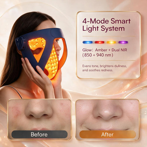 GLOW 4D 940nm Dual NIR Wireless LED Mask