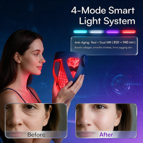 GLOW 4D 940nm Dual NIR Wireless LED Mask